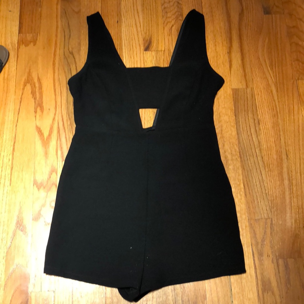 Black Cutout Romper